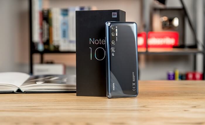 Xiaomi Mi Note 10 Front