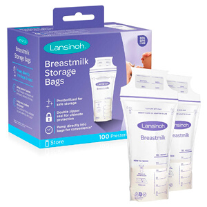 Lansinoh Breastmilk Storage Bags, 100 Count