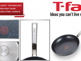 T-fal Heatmaster Nonstick Thermo-Spot Heat Indicator Fry Pan Cookware, 10-Inch
