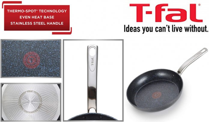 T-fal Heatmaster Nonstick Thermo-Spot Heat Indicator Fry Pan Cookware, 10-Inch