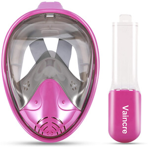 Full Face Mask with Anti-Leak with Adjustable Head Straps 