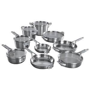 Calphalon Premier Space Saving Stainless Steel 15 Piece Set