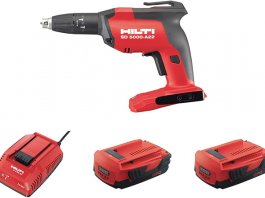 Cordless Drywall Screwdriver Kit w/Batteries & Charger