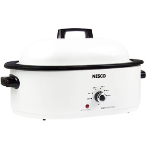 NESCO MWR18-14 Roaster Oven, 18 quart, White