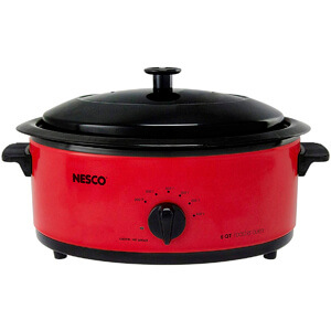 Nesco 4816-12 Roaster Oven, 6 Quart, Red