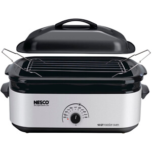 Nesco 4818-47 18 qt. Roaster Oven - Silver finish