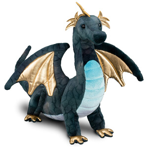 Douglas Aragon Navy Dragon Plush Stuffed Animal