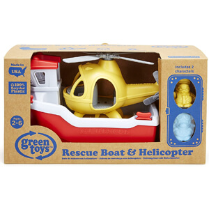 Green Toys Rescue Boat with Helicopter by Green Toys Store on Amazon