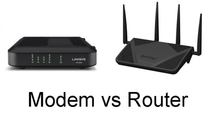 difference between modem and router in hindi