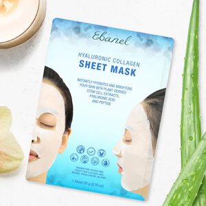 Instant Brightening & Hydrating Face Sheet Mask with Aloe Vera