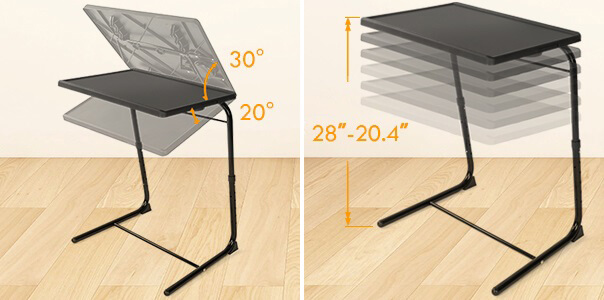 Main Benefits - 6 Adjustable Heights and 3 Tilt Angles