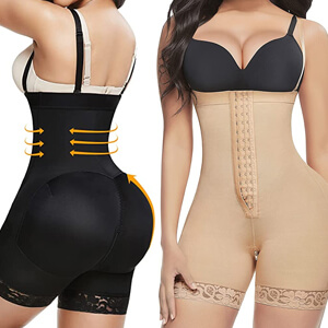 Lover-Beauty Slimmer Faja Plus Size with Zipper Crotch