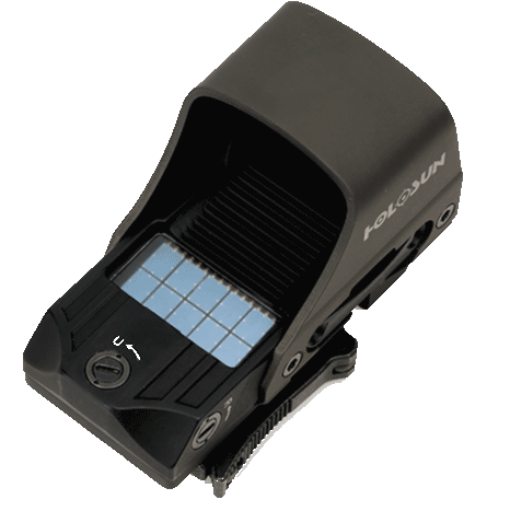 Solar Failsafe allows the red dot sight to remain powered when your battery fails.