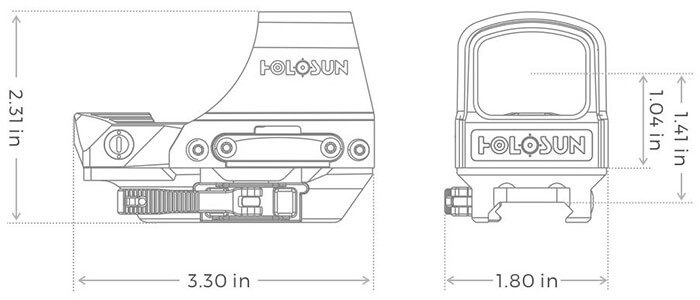 Features include Holosun’s Super LED