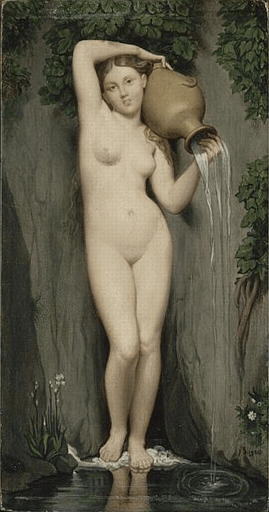 The Source by Jean Auguste Dominique Ingres